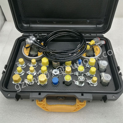 Construction Equipment Spare Parts Excavator Hydraulic Pressure Gauge With 2 Guage