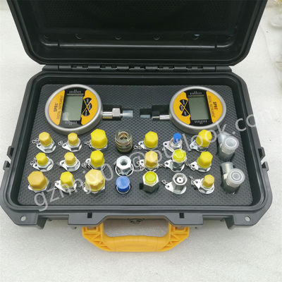 Construction Equipment Spare Parts Excavator Hydraulic Pressure Gauge With 2 Guage