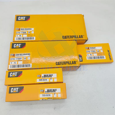 Excavator C6.6 Engine Repair Parts Main Bearing 276-7388 276-7389 Con Rod Bearing Thrust Washer 276-7390 Intake Valve 309-6678 Exhaust Valve 339-9637