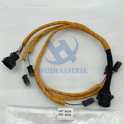 205-4626 167-6834 For 3306 Engine D6R Tractor Transmission Shift Solenoid Wiring Harness 2054626 1676834