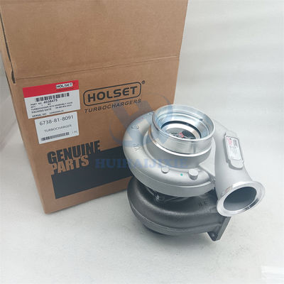Construction Machinery Parts Turbocharger 4038475 6738-81-8092 4037469 For PC200-7 Excavator Diesel Turbocharger For Engine 6D102 With Performance In Carton/Box Packaging