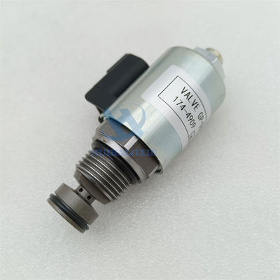 Solenoid Valve 174-4909 Shut Off Solenoid 1744909 for 3306 3316  D6N D6R D7R Tractor