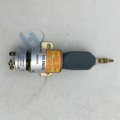 Stop Solenoid 3864274 386-4274 Fuel Shut Off Solenoid For Caterpillar E320 320B 24V