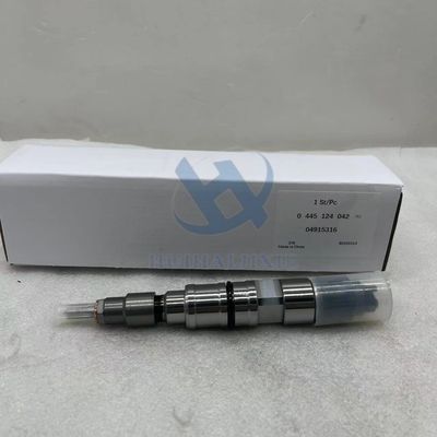 Common Rail Diesel Fuel Injector 0445124042 for Volvo Excavator EC350 D8K Engine