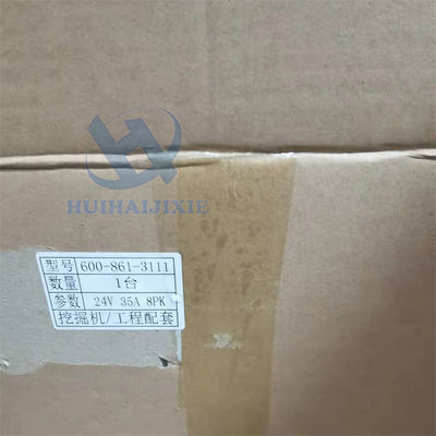 Alternator 600-861-3111 6008613111 For Komatsu  S4D102E S6D102E SAA6D102E SAA6D107E SAA6D114E Engine PC200 PC220 PC300 PC360