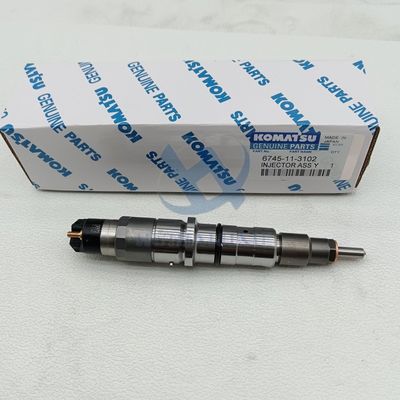 Fuel Injector 6745-11-3102 6745113102 For Komatsu Engine SAA6D114E-3 Excavator PC300-8 PC350-8