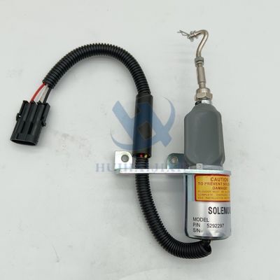 4942879 Solenoid Valve shutoff Switch for Excavator 6CT Stop Solenoid Valve