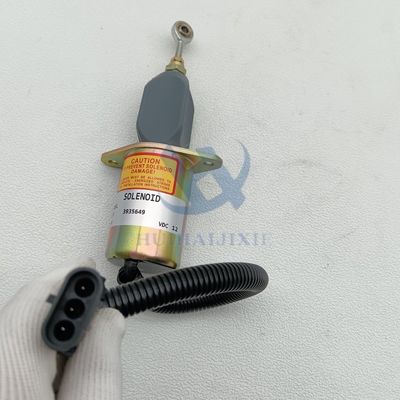 Excavator Parts Stop Solenoid 3935649 3935650 for Cummins 6CT Engine
