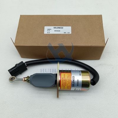Excavator Parts Stop Solenoid 3935649 3935650 for Cummins 6CT Engine